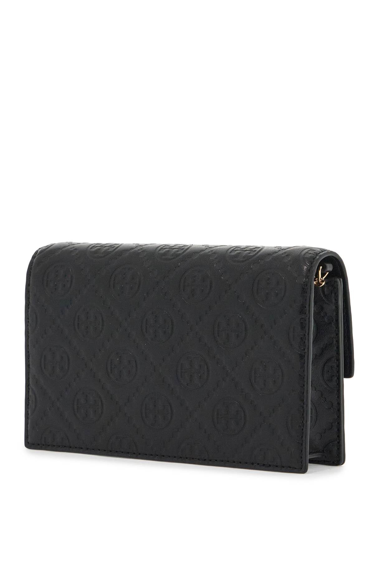 Mini T Monogram Bag  - Black