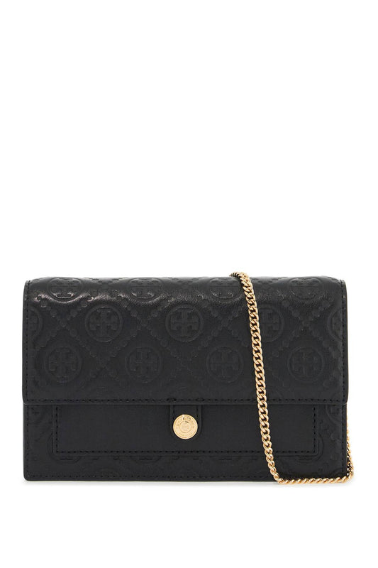 Mini T Monogram Bag  - Black