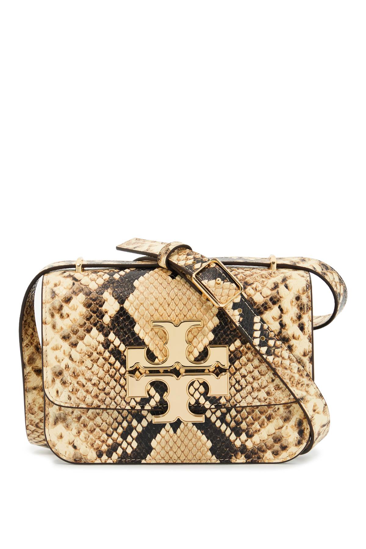 Small Eleanor Bag With Snake Print  - Neutro