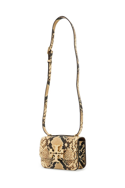 Small Eleanor Bag With Snake Print  - Neutro