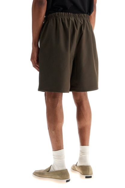 Bonded Nylon Soccer Shorts  - Khaki