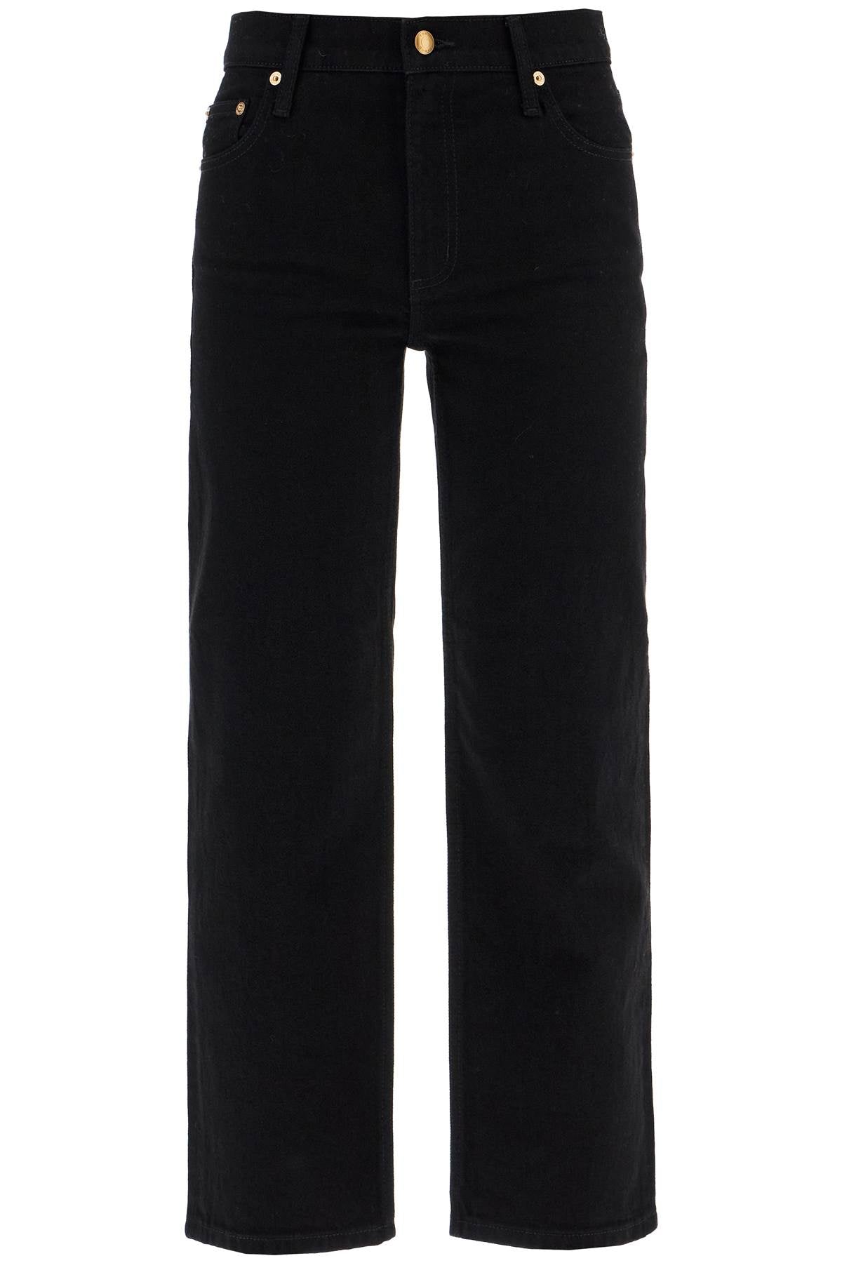 Low-waisted Kick Flare Jeans  - Black