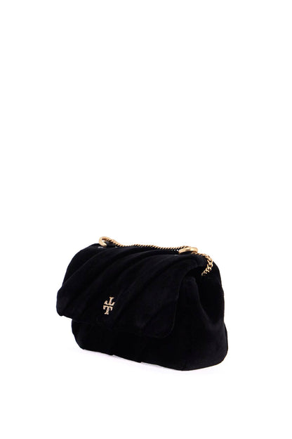 Mini Kira Velvet Handbag In  - Black