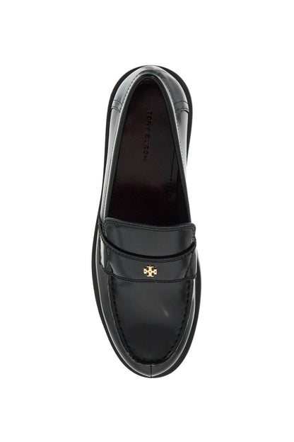 Classic Leather Box Moccasins  - Black