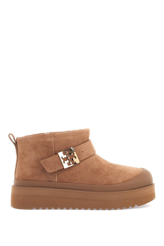 Mellow Platform Ankle Boots With  - Brown