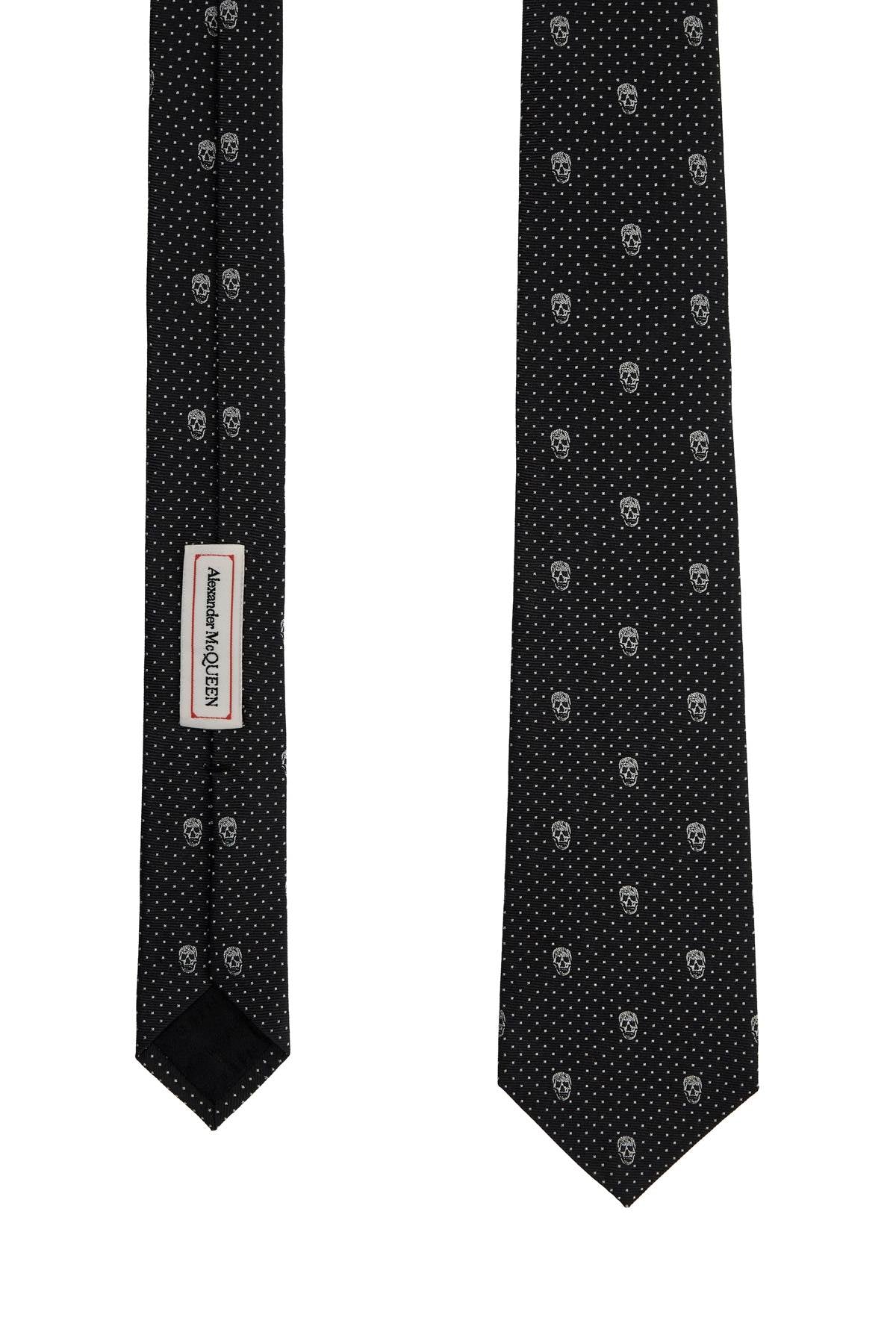 Embroidered Silk Tie Set  - Grigio