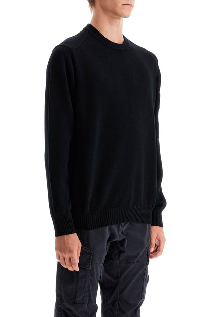 Merino Wool Pullover Sweater  - Black