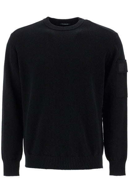 Merino Wool Pullover Sweater  - Black