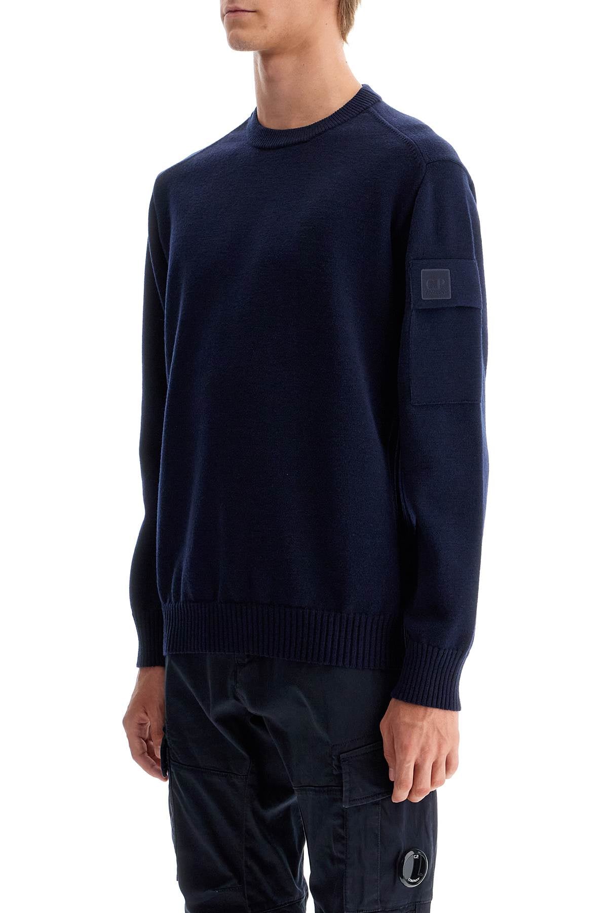 Merino Wool Pullover Sweater  - Blue