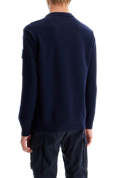 Merino Wool Pullover Sweater  - Blue