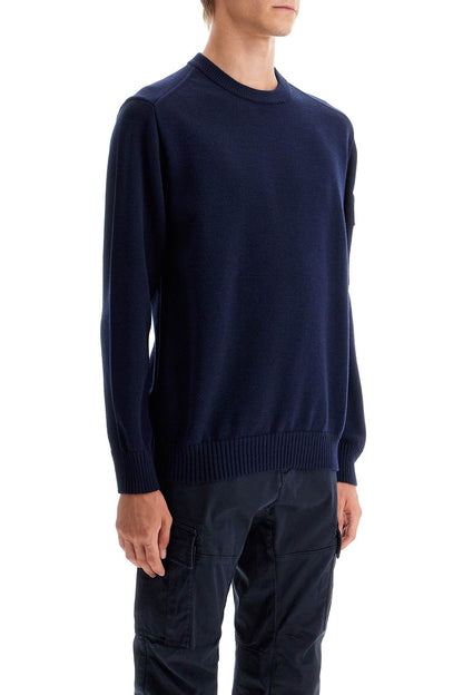 Merino Wool Pullover Sweater  - Blue