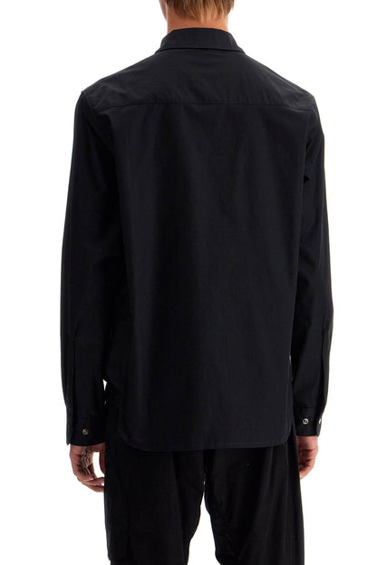 Metropolis Gabardine Overshirt  - Black