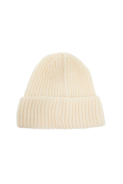 'woolen Beanie Goggle  - White