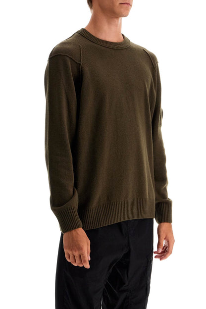 Crewneck Pullover With  - Green