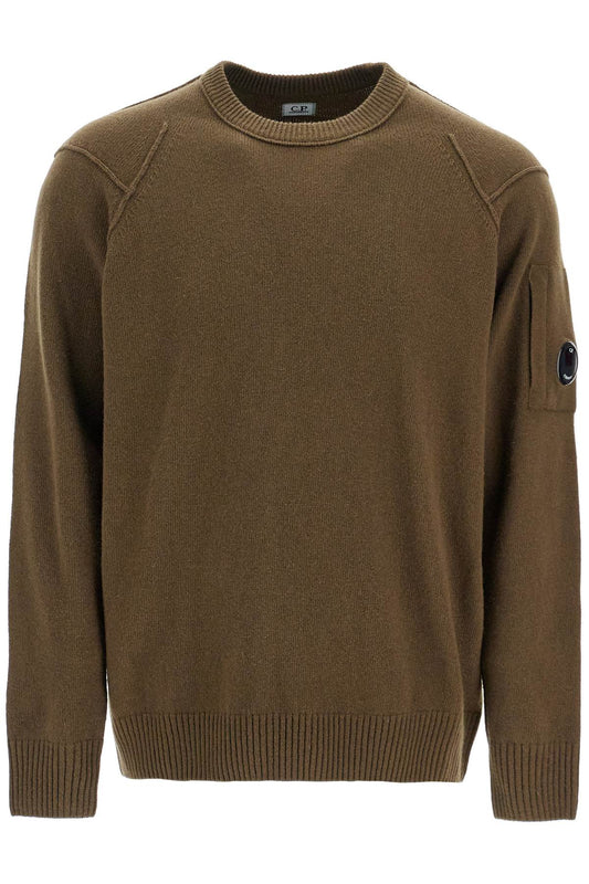 Crewneck Pullover With  - Green