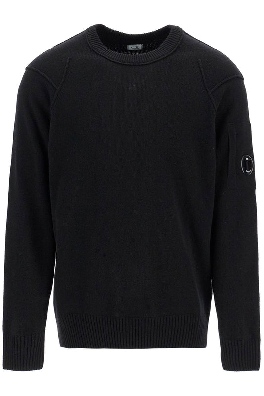 Crewneck Pullover With  - Black