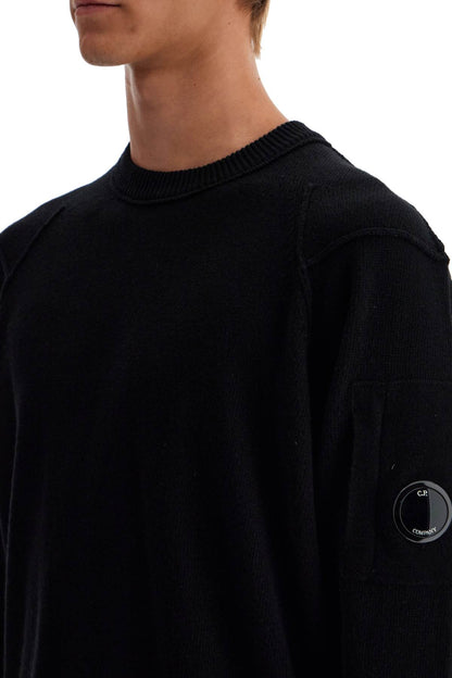 Crewneck Pullover With  - Black