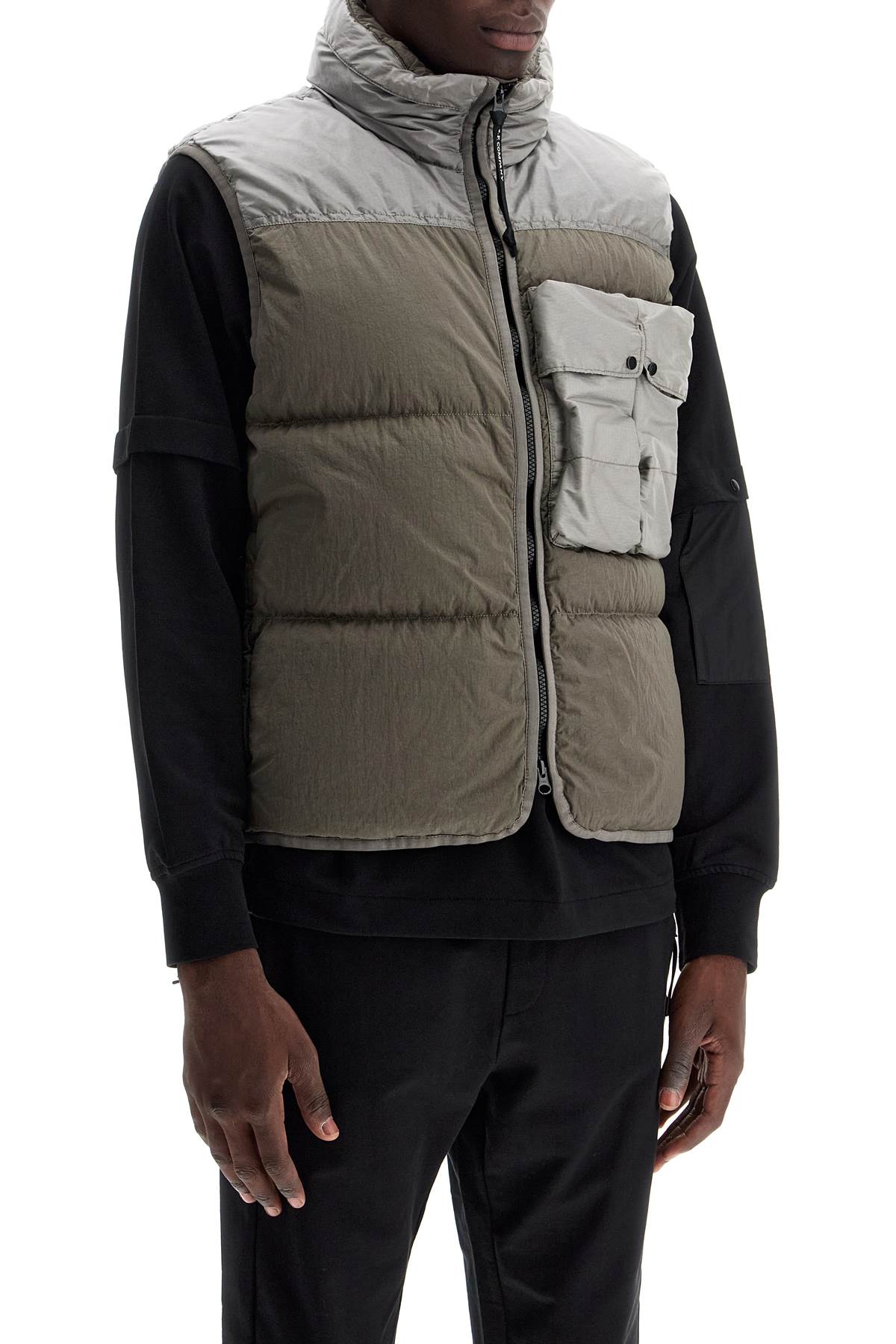 Eco-chrome R Mixed Vest  - Grey