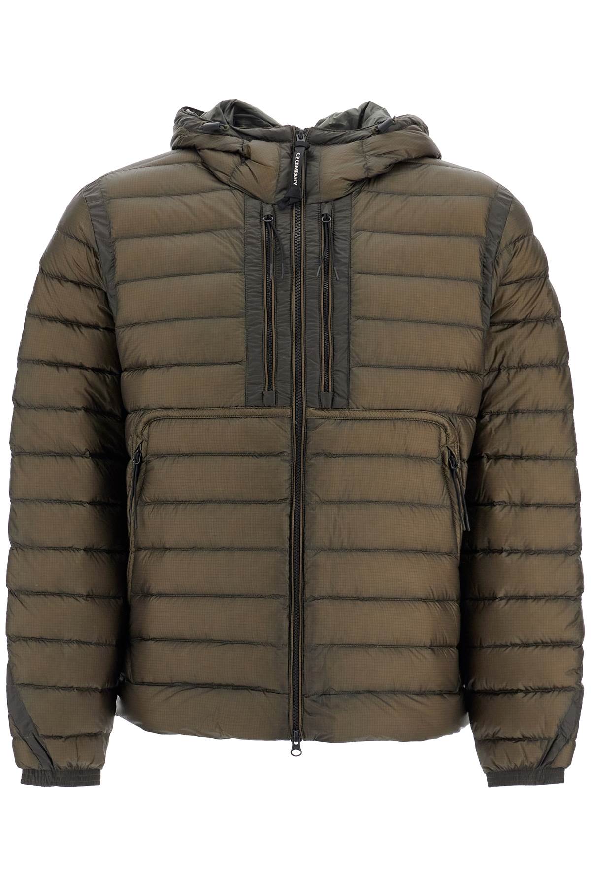 Lightweight Goggle Down Jacket In D  - Khaki