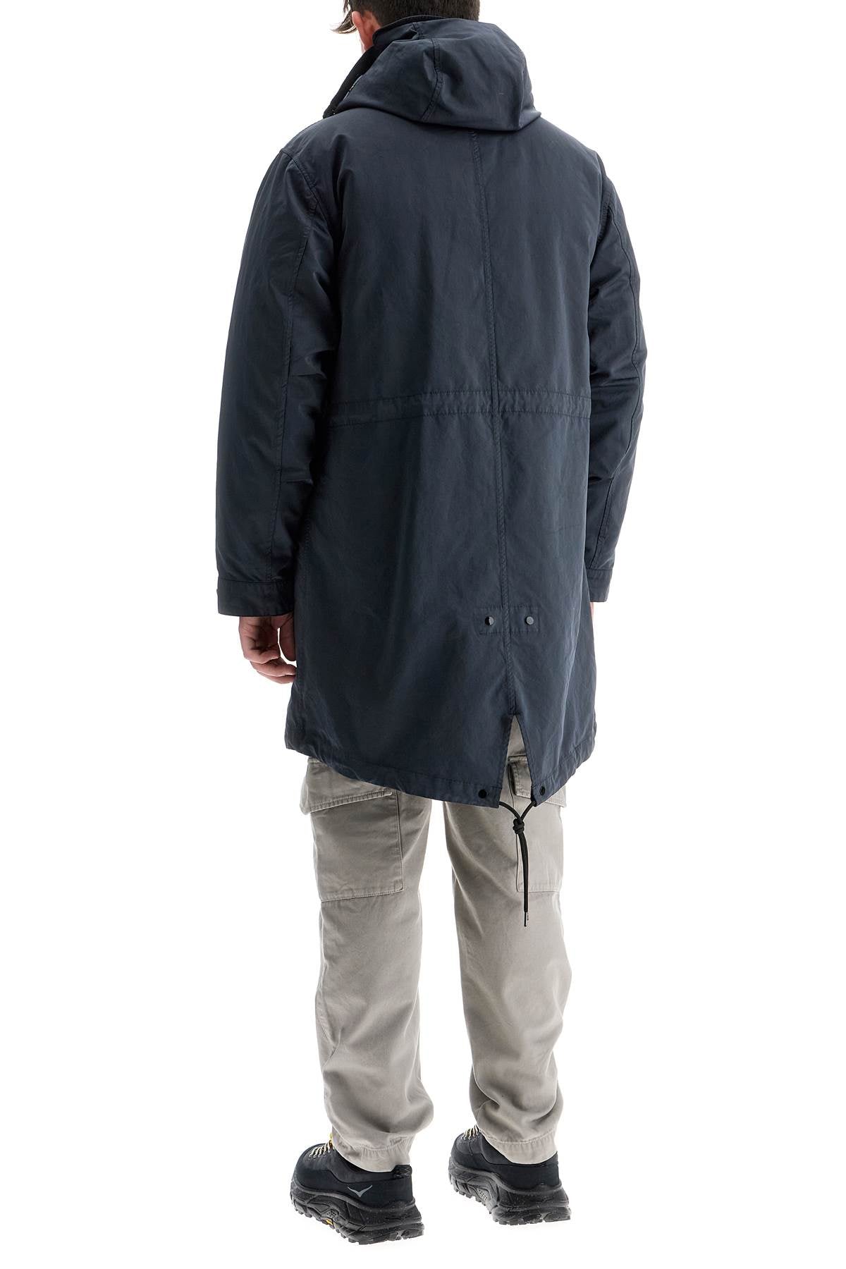 "detachable Micro Kei Explorer Parka With  - Grey