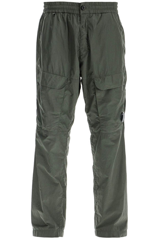 Cargo Pants In Chrome-r Material  - Khaki