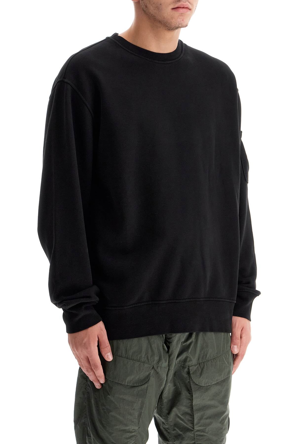 Crewneck Sweatshirt With  - Black