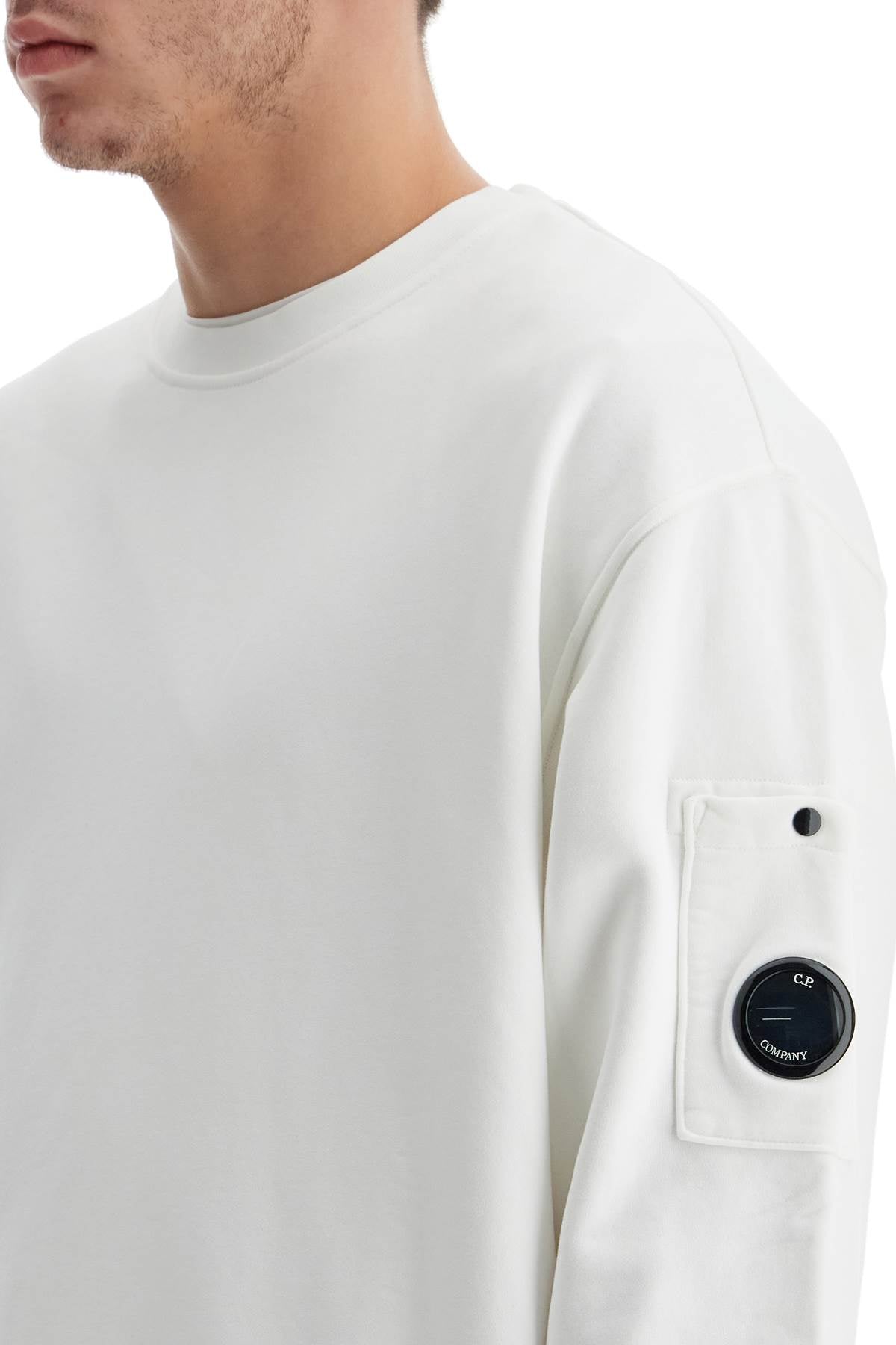 Crewneck Sweatshirt With  - White