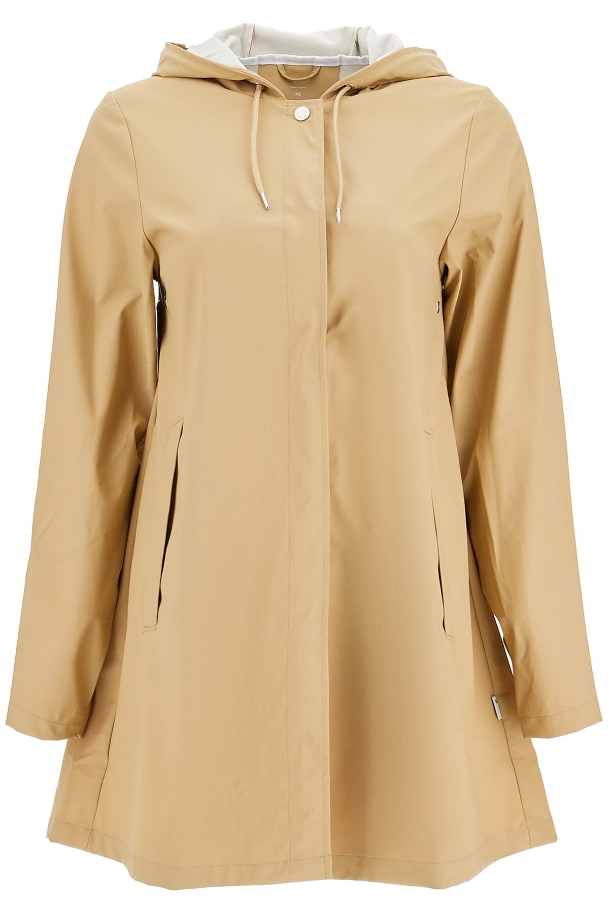 Unisex A-line Rain Jacket  - Beige