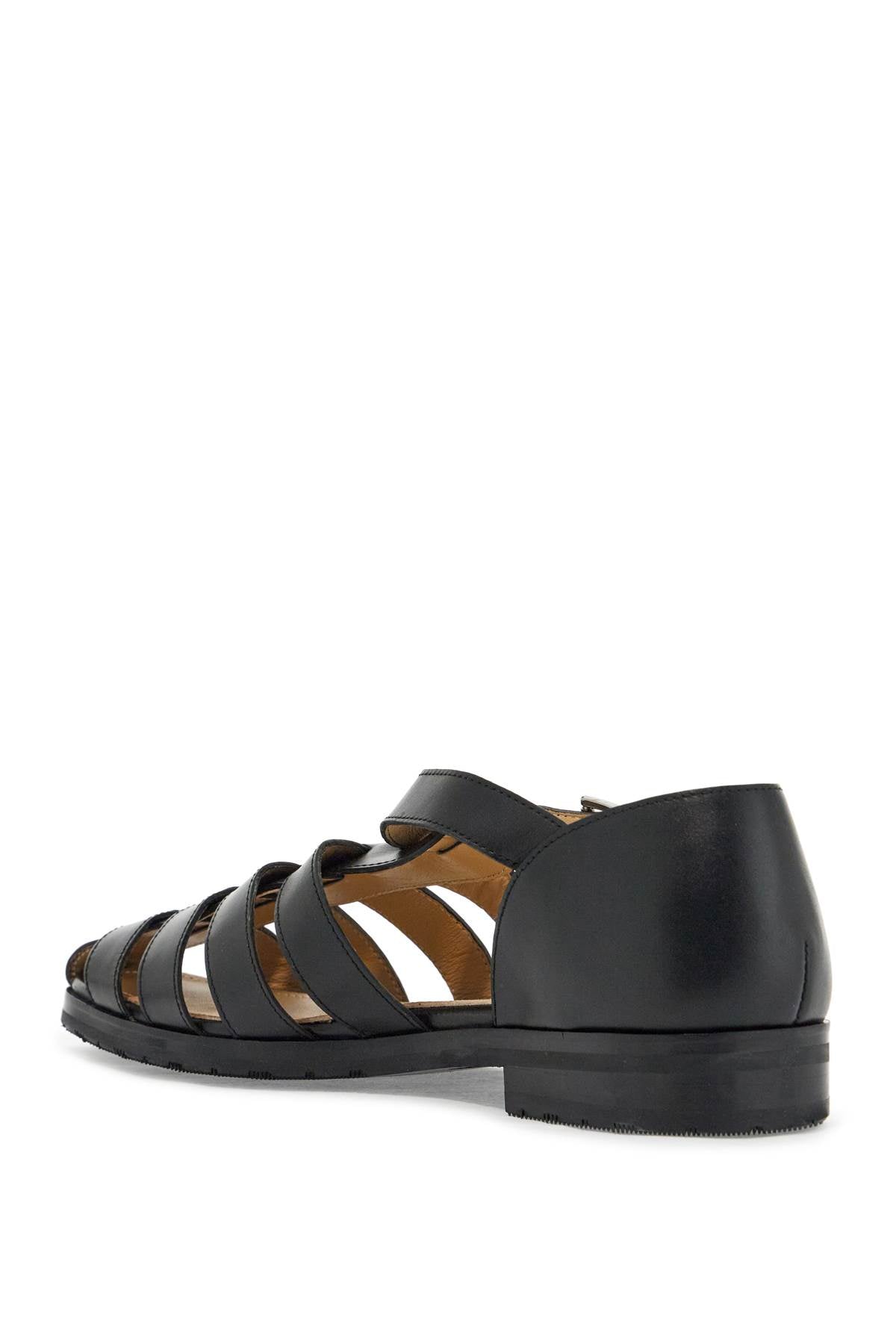 Cage Ferret Sandals  - Black