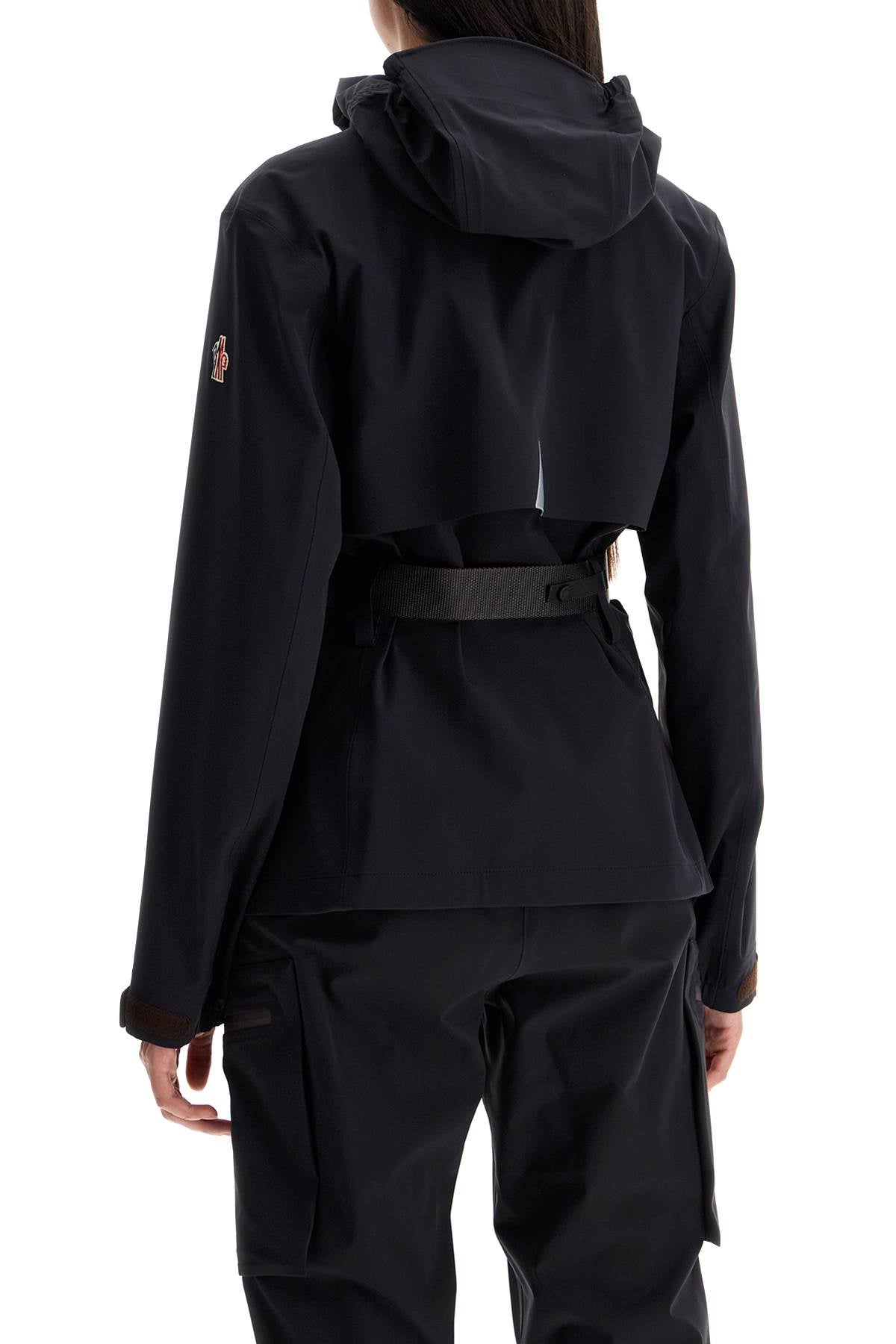 Fex Hooded Shell Jacket With  - Black