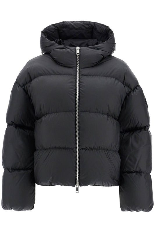 'short Down Jacket With Hood Skaara Moncl  - Black