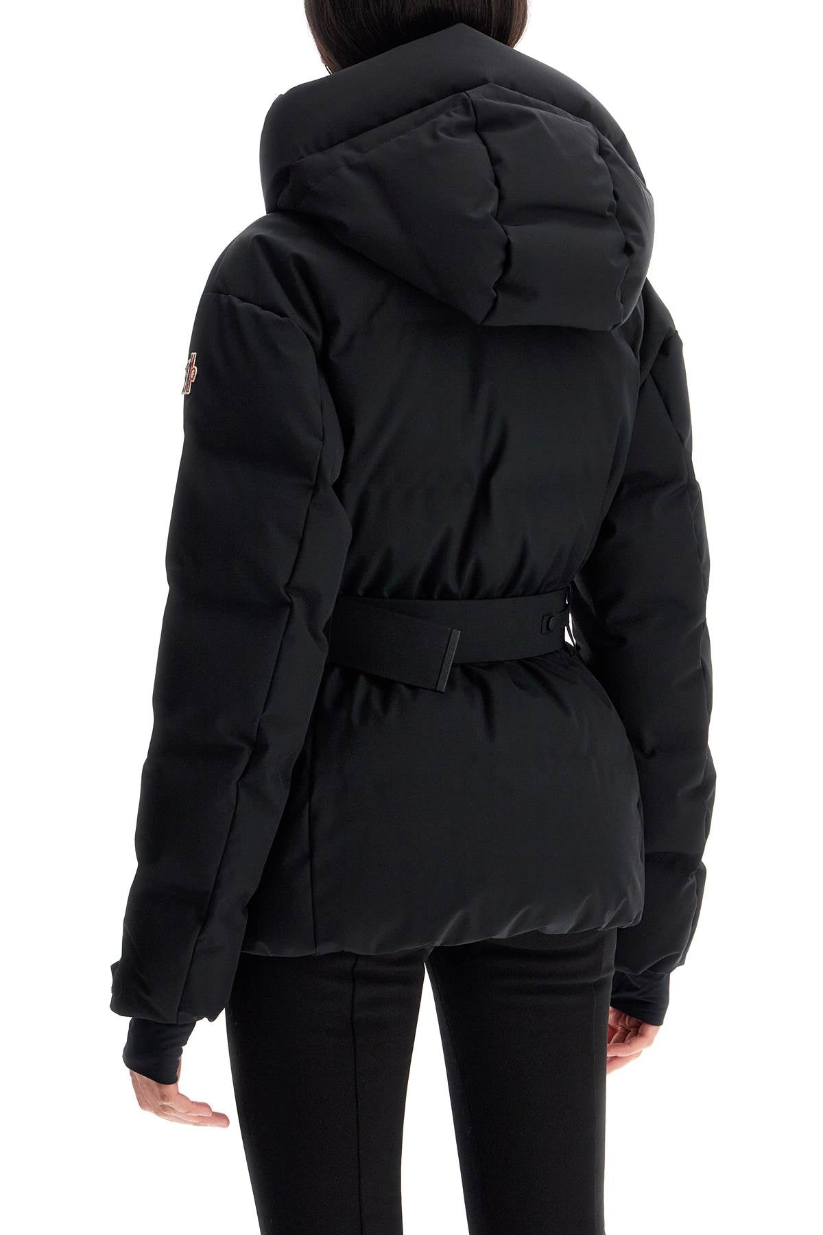 Tolima Belted Ski Down Jacket  - Black