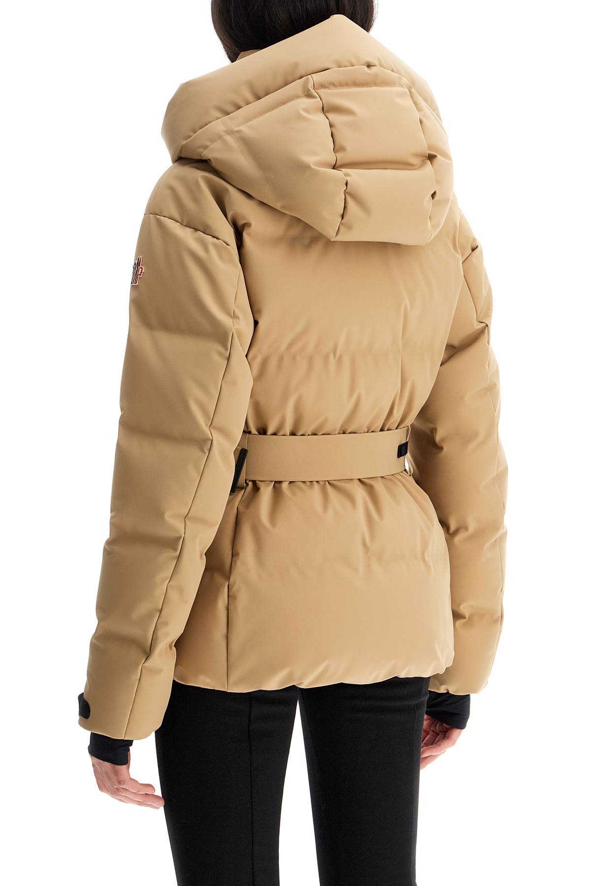 Tolima Belted Ski Down Jacket  - Beige