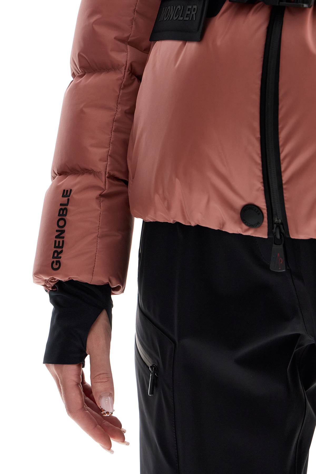 Bouquetin Hooded Puffer Jacket  - Pink