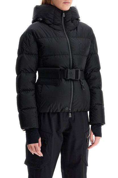 Bouquetin Hooded Puffer Jacket  - Black