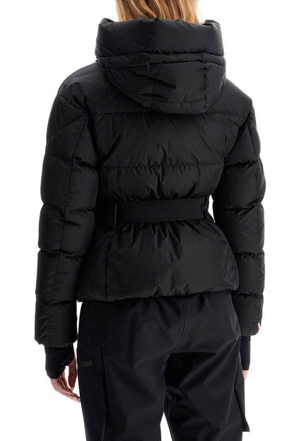 Bouquetin Hooded Puffer Jacket  - Black