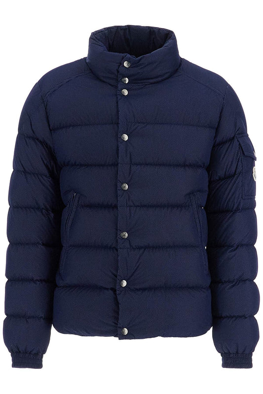 Lule Flocked Down Jacket  - Blue