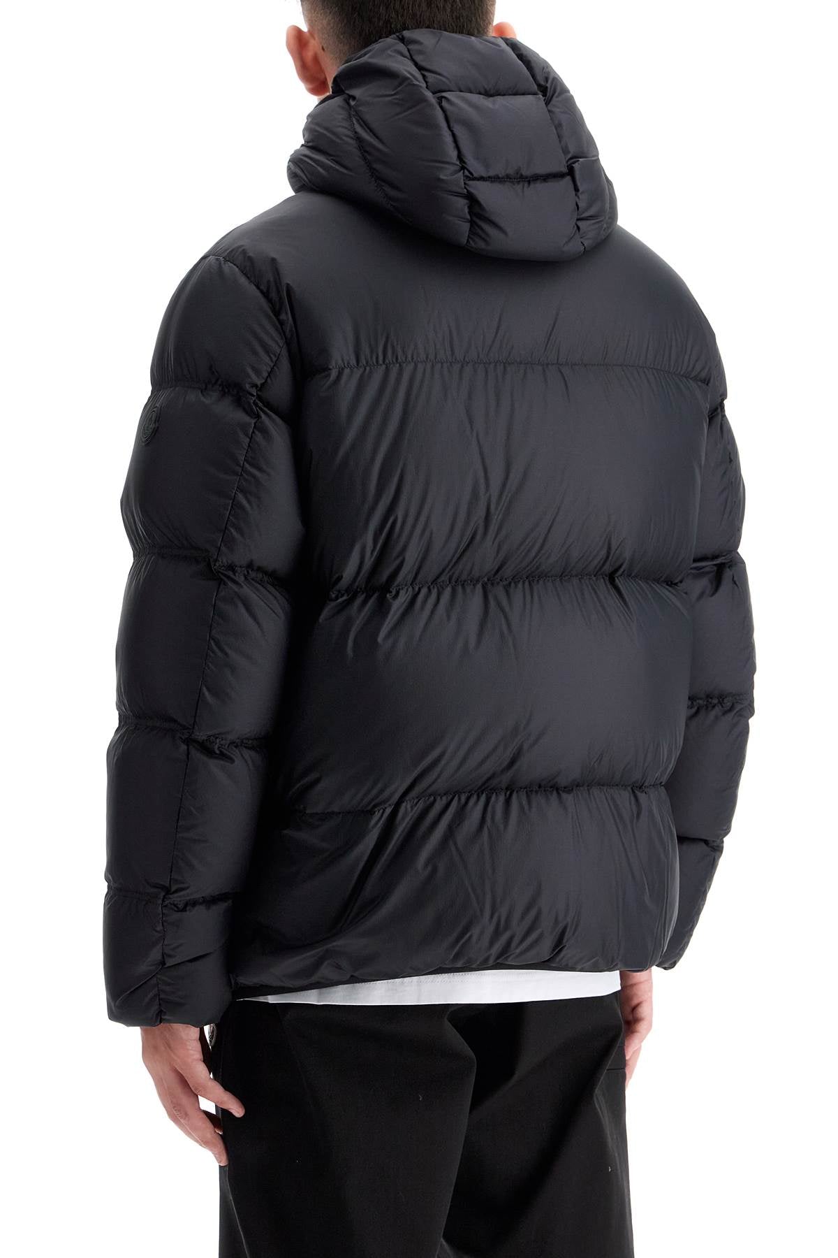 'masac Down Jacket With Det  - Black