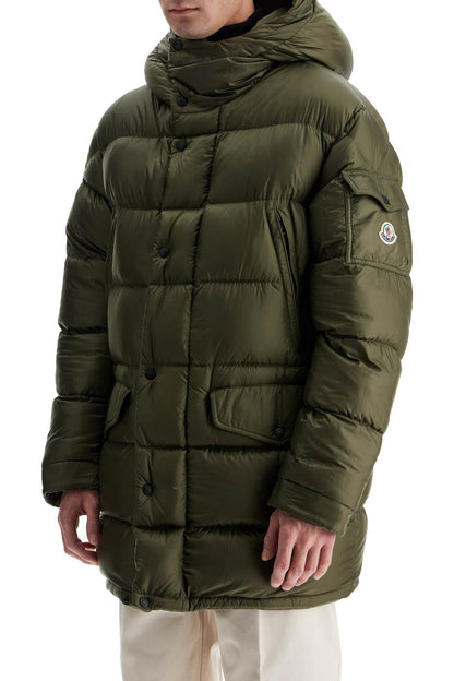 Reversible Long Down Jacket Pref  - Green