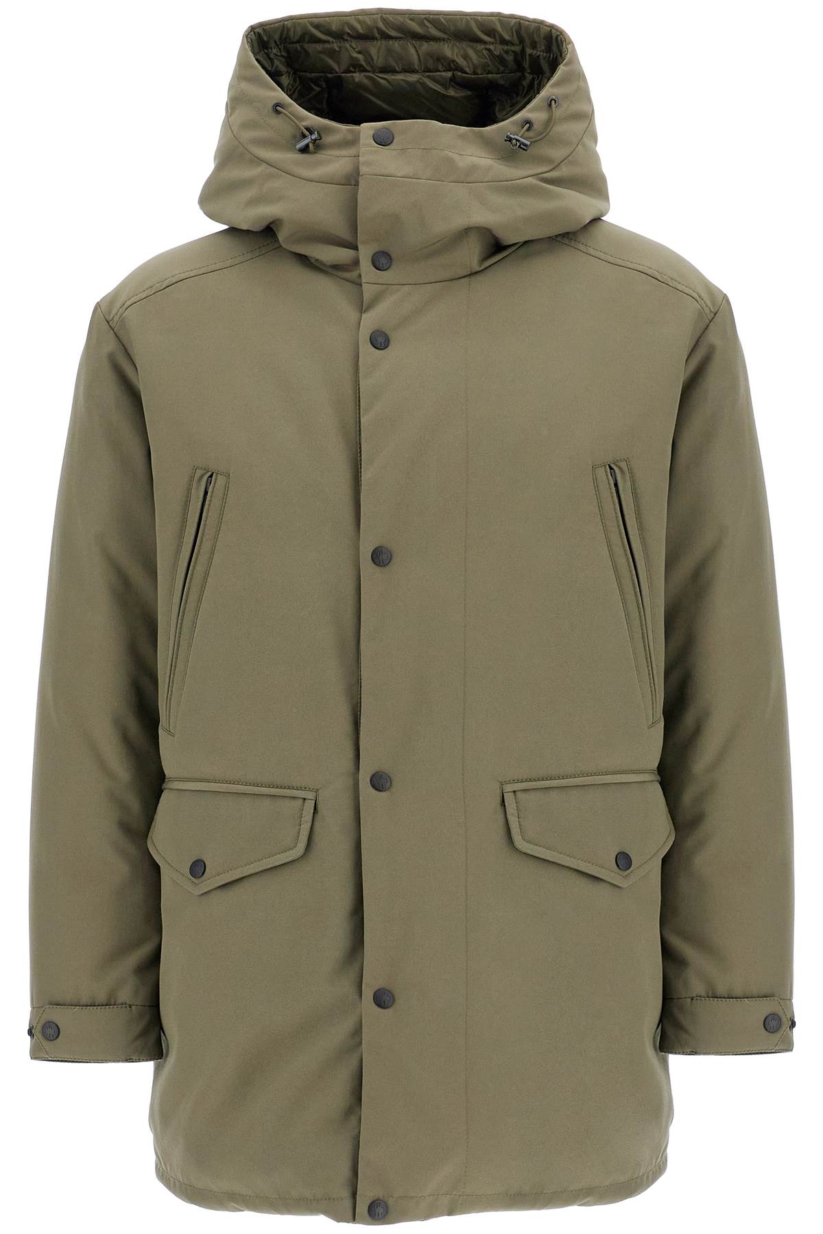 Reversible Long Down Jacket Pref  - Green