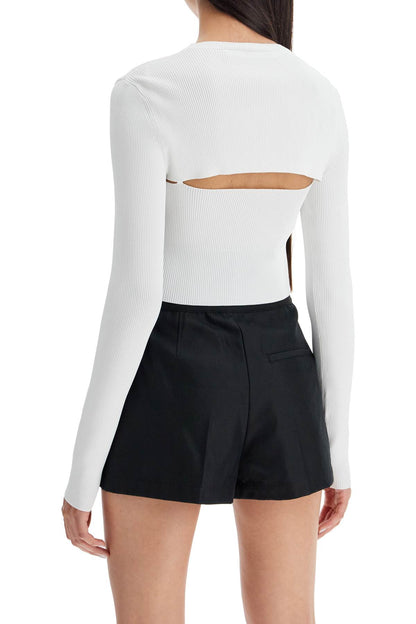 Two-piece Cropped Set  - White