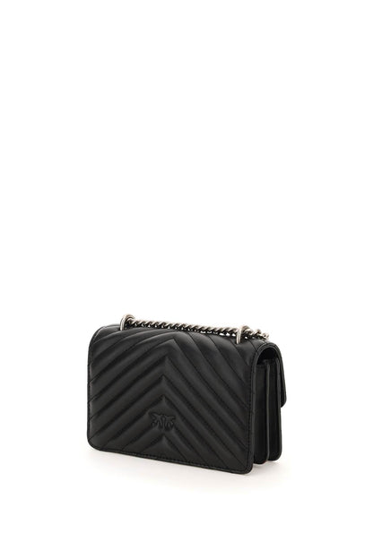 Mini Love Bag One Chevron  - Black