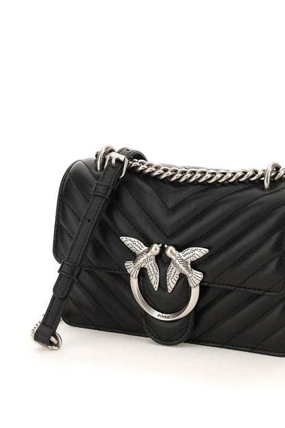 Mini Love Bag One Chevron  - Black