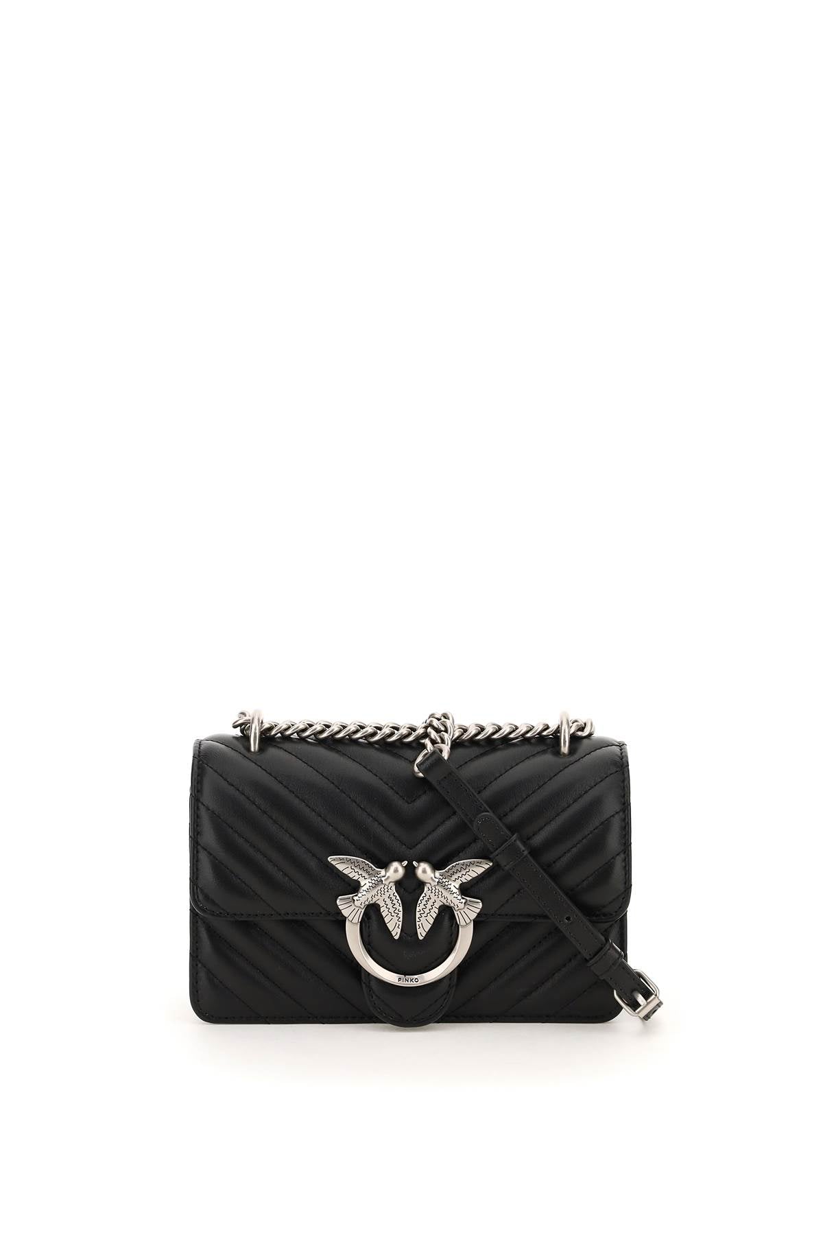 Mini Love Bag One Chevron  - Black