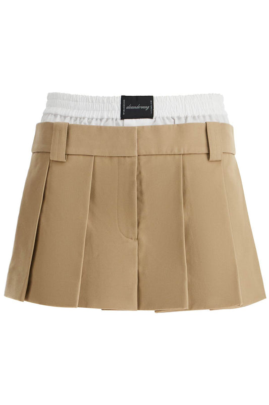 "skort With Boxer Insert  - Beige