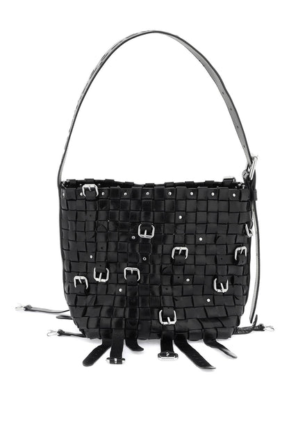 Hobo Lock Medium Handbag  - Black