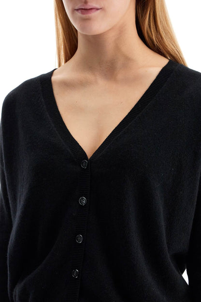 Cashmere Abby Cardigan In  - Black