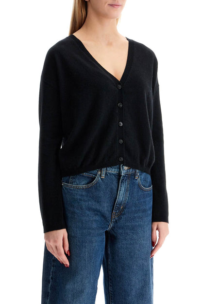 Cashmere Abby Cardigan In  - Black