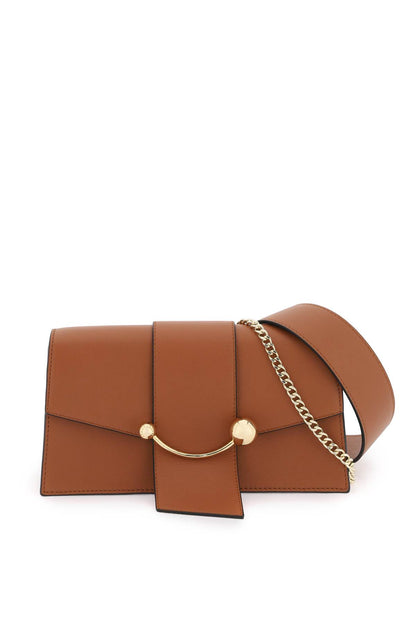 'mini Crescent' Shoulder Bag  - Brown