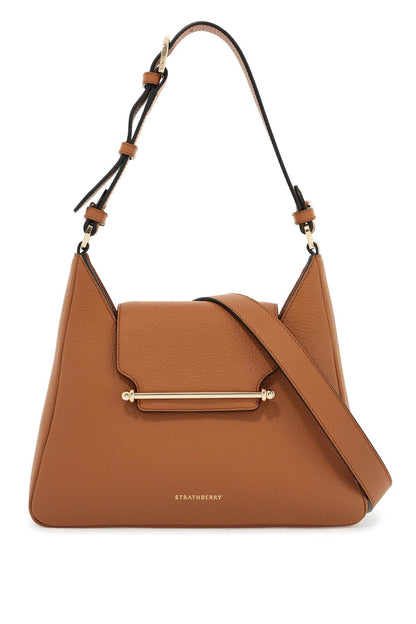 Medium Tan Calfskin Hobo Bag Multrees  - Beige